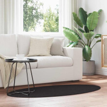 vidaXL Teppich HUARTE Schwarz 80 x 150 cm 100 % Polyester