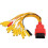 16 pin OBD diagnostic cable female connector universal fit 1