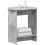 VidaXL vidaXL Side Table Concrete Grey 50 x 39,5 x 55 cm Engineered Wood 5