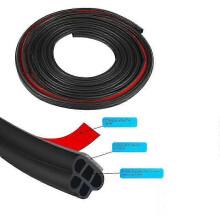 8-hole car door edge seal strip 5m rubber protector