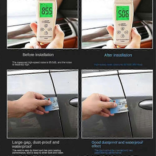 8-hole car door edge seal strip 5m rubber protector 1