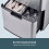 Cooks Professional Cooks Professional 75L Sensor Recycling Bin with Food Caddy | Silver 6