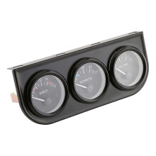 52mm Triple Gauge Set Voltmeter Water Temperature Oil Pressure Meter with Sensor for Car and Truck