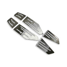 Motorcycle Foot Plate Board Pedals Footrest Foot Board Cover Mat Pad compatible with Voge Sr4max Sr4max 350