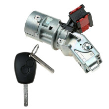 Original Equipment Manufacturer Ignition Lock Barrel and Key Set for Renault and Mercedes Model Numbers 7701208408 and 8200214168