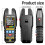 ANENG PN131 Digital Multimeter Portable AC/ Current Voltage Resistance Capacitance Rechargeable NCV Clamp Meter 10