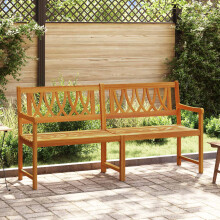 vidaXL Outdoor Bench Natural 180 x 55.5 x 90 cm Solid Acacia Wood