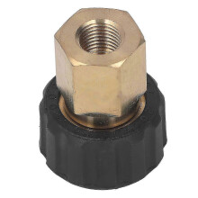 Brass Pressure Washer Fitting Connector 14mm ID Universal G1/4 to M22 X 1.5mm Adapter for Hoses