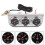 Triple Function Car Gauge: Digital Oil Pressure Water Temperature and Current Meter 2