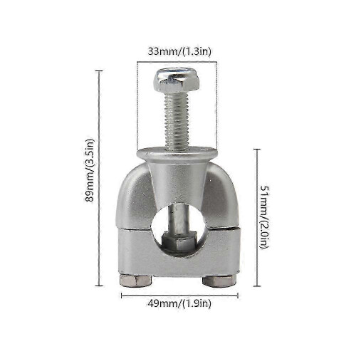 Off-road motorcycle handlebar press code fixing seat 22MM single hole direction guide press block 2