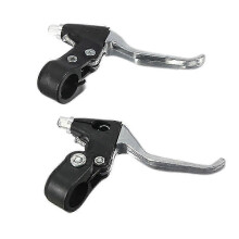 1 Pair Bicycle Brake Lever Non-slip Easy to Install PVC Ergonomic Handle Bicycle Handbrake Riding