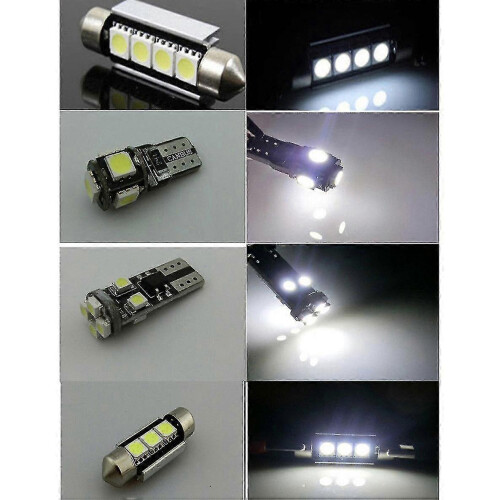27pcs White In-car Led Light Kit For - E-class W211 2002-2008 2