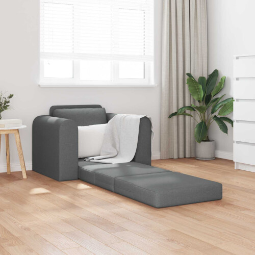 VidaXL vidaXL Folding Sofa Bed Dark Grey 98 x 71 x 83 cm Fabric