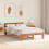 VidaXL vidaXL Bed Frame with Headboard Wax Brown 120 x 200 cm Solid Pine Wood 5