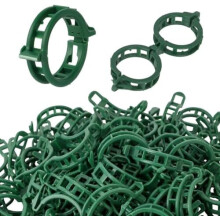 300 Pack Thickened Tomato Clips, Plant Support Plastic Trellis for Grape Vine,