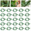 Plant Support Clips, Reusable for Securing Plants (50, Green) Plastic Garden 2
