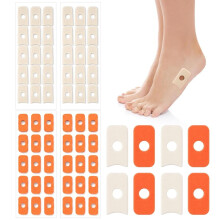 Paquete de 60 almohadillas para callos en los pies, almohadillas autoadhesivas para reducir el dolor de pies y talones.