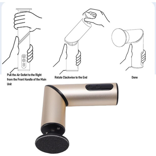 Cordless Electric Foot Callus Remover Kit, 9-Speed Adjustable Pedicure Tool, 2