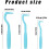 Pack BOXOB Tick Remover Tools, Sizes Plastic Professional Portable Puller 3