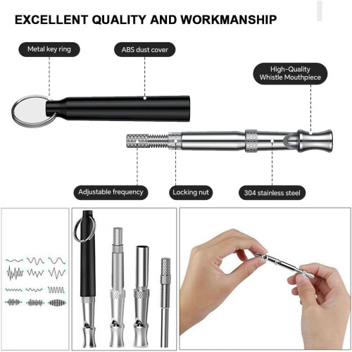 Pack 【 】 Silent Dog Whistle, Suitable for Long-Distance Recall Training, Various 2