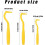 Pack BOXOB Tick Remover Tools, Sizes Plastic Professional Portable Puller 3