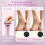 60 Pack Electric Foot Callus Remover with (2 Sizes) Sandpaper Discs, Adjustable 5