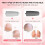 Gentle Foot Scrubber for Feet has a comfortable pink handle steady control while 2