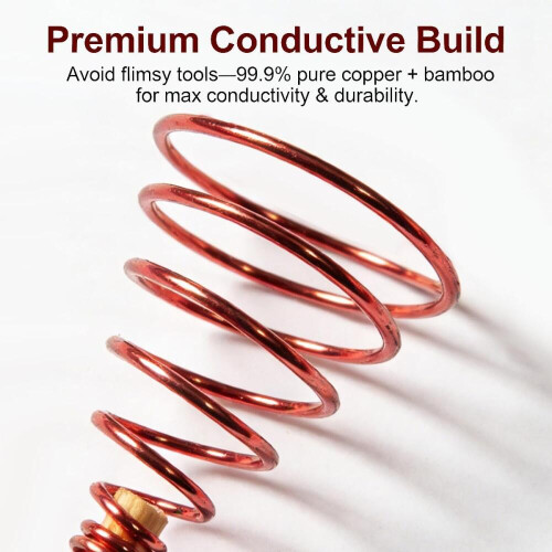 Pack 13'' Copper Garden Stakes, Electroculture Antenna for Plants Tensor Rings 1