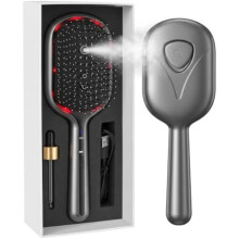 Pieptene de masaj cu pernă de aer cu pulverizator electric, perie de păr reîncărcabilă 5 în 1 pentru scalp