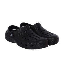 (8 UK, Black) Hot Tuna Mens Flat Clogs