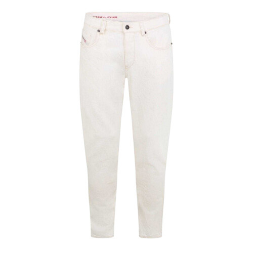 Diesel (29S, White) Diesel Mens 2019 D-Strukt Slim Jeans