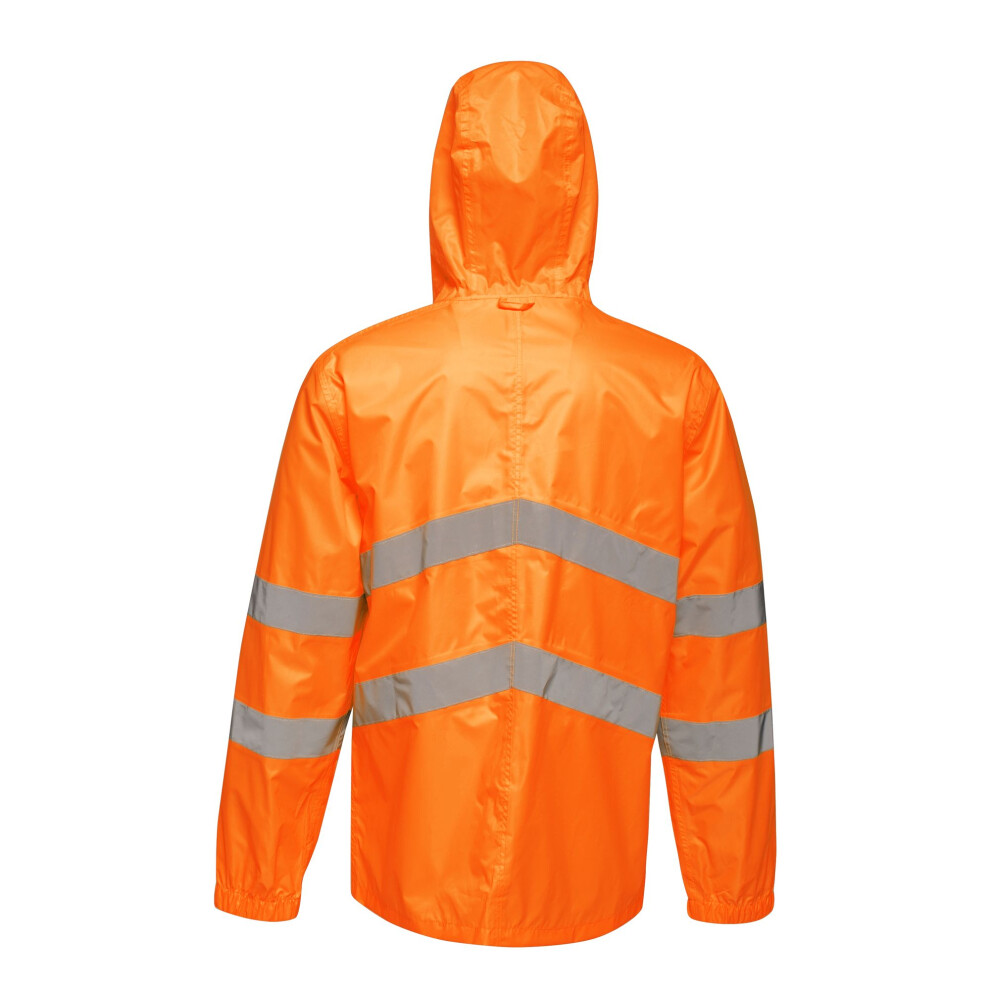 (Xxxl, Orange) Regatta Professional Unisex Adult Hi-Vis Packaway Reflective Jacket 5059000840388