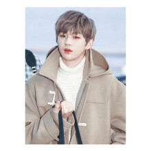 DIY Pintura Diamante Kang Daniel em um Casaco Strass Círculo Completo Diamante Pintura de Parede Decoração de Quarto
