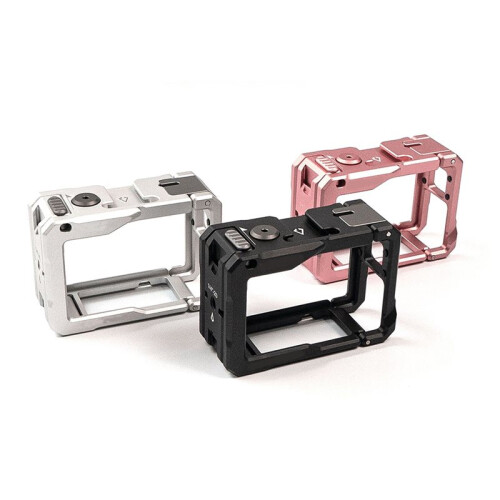 Metal Cage for  Action 5 Pro/4/3 Frame Case Full Protective Quick-Release with Cold Shoe Expansion B 2