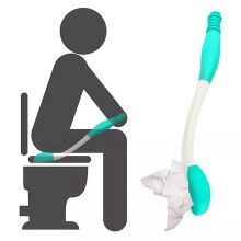 15'' Long Handled Bottom Toilet Self Wipe Wiper