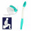 15'' Long Handled Bottom Toilet Self Wipe Wiper 4