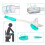 15'' Long Handled Bottom Toilet Self Wipe Wiper 5