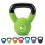 Kayman Kettlebell, Cast-Iron Core, Neoprene Coated, Flat Base, Colour-Coded for Beginners & Cardio, 6kg 1