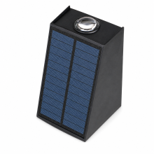 Solar LED Outdoor Wall Light, Warm White Up and Down Light, 2 Modes, Waterproof, for Garden and Patio