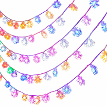 Solar LED Snowflake String Lights, Waterproof Multicolor 100 LEDs for Outdoor Camping and Tent Decoration