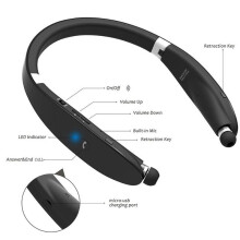 Fones de Ouvido Sem Fio Esportivos SX-991 com Fio, 5.0, Estéreo e com Microfone. A