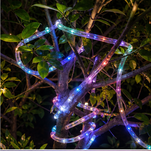 Multicolor USB LED Rope Light for Garden Decoration, 100 LEDs, 8 Modes with Remote Control 2