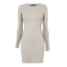 (12 UK, Neutral) Diesel Womens/Ladies Ovalout Crew Neck Mini Dress