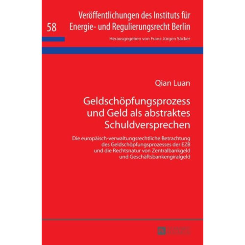 Geldschoepfungsprozess und Geld als abstraktes Schuldversprechen Die e