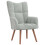 VidaXL vidaXL Relaxing Chair Light Grey Velvet 3