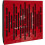 (Red glossy Plastic) 8 Pack - Small Acoustic Panel | Decorative Sound Absorbing Wall Panel "WAVE-Mini" 25x25x3 cm | Absorption & Diffusion 3