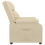 VidaXL vidaXL Relaxsessel Creme Stoff 4