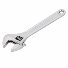JIUGU Forged Steel Nickel-Plated Adjustable Wrench, 2-Piece Set for Automotive Repair