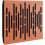 (Cherry) 8 Pack - Small Acoustic Panel | Decorative Sound Absorbing Wall Panel "WAVE-Mini" 25x25x3 cm | Absorption & Diffusion 3