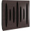 (Wenge) 8 Pack - Small Acoustic Panel | Decorative Sound Absorbing Wall Panel "PULSAR-Mini" 25x25x3 cm | Absorption & Diffusion 3